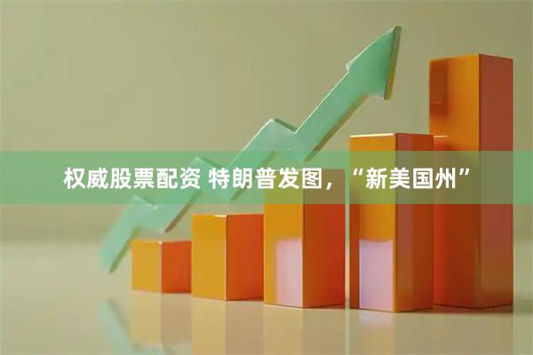 权威股票配资 特朗普发图，“新美国州”